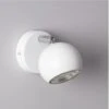 Lampada Da Parete In Alluminio Orientabile 1 Faretto Ates Bianco Bianco130 Mm -Negozio al dettaglio Paulmann 7488457 1