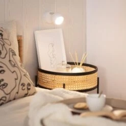 Lampada Da Parete In Alluminio Orientabile 1 Faretto Ates Bianco Bianco130 Mm -Negozio al dettaglio Paulmann 7488457 2