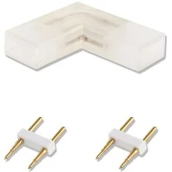 Connettore A L Per Striscia Led 220V SMD 5050 Trasparente Aigostar