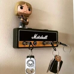 Marshall Key Holder Wall Mounted Jack Rack 2.0 JCM800 Chitarra Portachiavi Gancio Portachiavi Fissaggio A Casa Con 4 Portachiavi Set Di Portachiavi Nero (Set Di Portachiavi Nero) -Negozio al dettaglio Paulmann 76388838 3