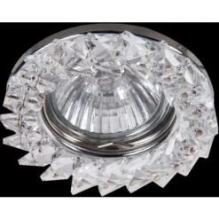 Incasso Metallo Leggero Modo Punto / Cristallo Acrilico Trasparente / Cromo Ø8,3cm -Negozio al dettaglio Paulmann 77434766 3