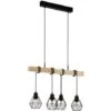 EGLO Ciondolo TOWNSHEND Luce 5 Nero, Marrone L: 70cm W: 20cm H: 110 Centimetri -Negozio al dettaglio Paulmann 77436466 1