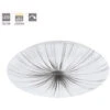 EGLO A Soffitto A LED A Luce Bianca NIEVES Bianco, Argento Ø41cm H: 6.5cm
