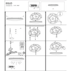 EGLO A Soffitto A LED A Luce Bianca NIEVES Bianco, Argento Ø41cm H: 6.5cm -Negozio al dettaglio Paulmann 77436594 5