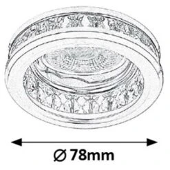Spot Moda Incasso GU5.3 12V Luce Con Cristalli Acrilici 5 Spot Moda Incasso GU5.3 12V Luce Con Cristalli Acrilici -Negozio al dettaglio Paulmann 77439564 2