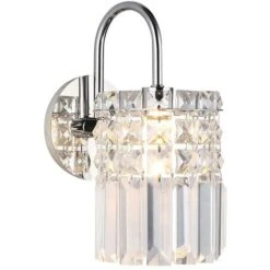 Applique Rosanna Chrome Transparent G9 1x Max 40w L: 18 Cm B: 12cm H: 24 Cm Dimmerabile
