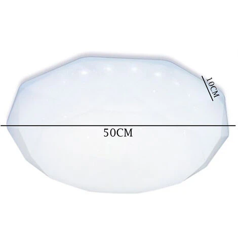 Plafoniera Led Rotonda 80W Luce Fredda Cielo Stellato Lampada Diamante BTL-804 4 Plafoniera Led Rotonda 80W Luce Fredda Cielo Stellato Lampada Diamante BTL-804 - immagine 2