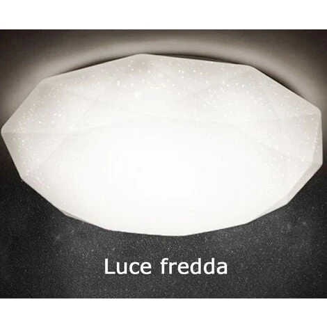 Plafoniera Led Rotonda 80W Luce Fredda Cielo Stellato Lampada Diamante BTL-804 7 Plafoniera Led Rotonda 80W Luce Fredda Cielo Stellato Lampada Diamante BTL-804 - immagine 5