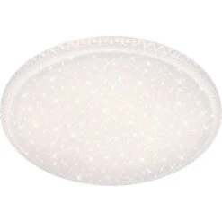 Plafoniera LED Soffitto Moderna 24w Effetto Cristallo Cielo Stellato 26cm BTL707