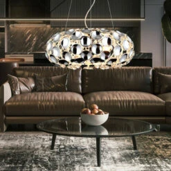 Lampada A Sospensione Lampada Da Soggiorno Lampada A Sospensione Design Lampada A Sospensione Cromata Moderna, Metallo, 3x E14, DxH 48x150 Cm -Negozio al dettaglio Paulmann 80916121 5