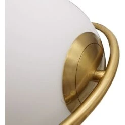 Lampadario A Sospensione Ovale Metallo Con Sfera In Vetro Attacco E27 Oro Design Moderno Minimal -Negozio al dettaglio Paulmann 81186513 3