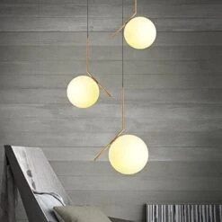 Lampadario A Sospensione Con Sfera In Vetro E27 Oro Design Moderno Minimal -Negozio al dettaglio Paulmann 81186514 4