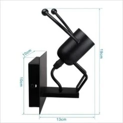 None Lampada Da Parete Umanoide Creativa Lampada Da Parete Per Interni Lampada Da Parete Moderna Art Déco Per Camera Dei Bambini Max 60W E27 -Negozio al dettaglio Paulmann 81276348 3