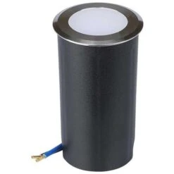 V-TAC VT-1151 Faretto Calpestabile Segnapasso Led Interrato 1W Bianco Freddo 6400K Rotondo In Alluminio Silver IP67 - Sku 211464