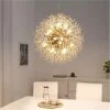 MINKUROW Forma Rotonda Moderna Led Dente Di Leone Sputnik Lampadario Fuochi D'artificio Lampade A Sospensione A Soffitto Per Soggiorno Di Casa 8 Teste -Negozio al dettaglio Paulmann 81839434 1