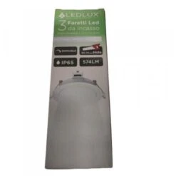 3 Faretti Led Da Incasso Dimmerabile 5W 220V Rotondo Bianco 4000K D87mm Foro 70mm IP65