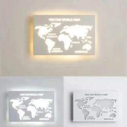 Applique Lampada A Led Per Parete Muro Illuminazione Planisfero Cambia 3 Luci -Negozio al dettaglio Paulmann 82157075 3
