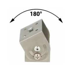 Staffa Regolabile Da Soffitto Muro Parete Sottopensile Mensola Per Profili Barra Alluminio Orientabile A 180 Gradi