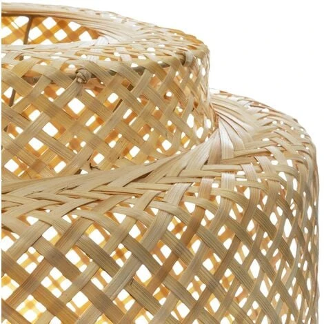 Sospensione In Bambù Naturale Liby - D. 40 Cm - Atmosphera Créateur D'intérieur 6 Sospensione In Bambù Naturale Liby - D. 40 Cm - Atmosphera Créateur D'intérieur - immagine 4