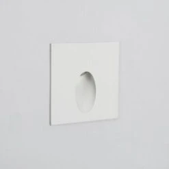 Segnapasso Da Esterni LED 2W Da Incasso A Parete Quadrato Bianco Ellis Bianco Naturale 4000K 87 Mm60º