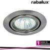 SPOT RELIGHT ROUND ADJ.. GU5.3, 12V, SATIN CHROME -Negozio al dettaglio Paulmann 83822091 1