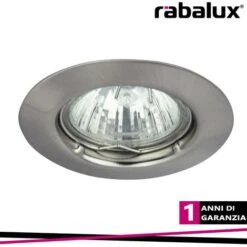 SPOT RELIGHT FIX GU5.3, 12V, SATIN CHROME