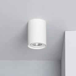 Applique Da Soffitto Alluminio Quarzo Bianco Bianco