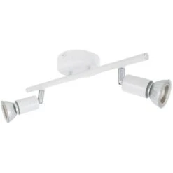 Lampada Da Soffitto Orientabile Alluminio 2 Faretti Bianco Oasis Bianco -Negozio al dettaglio Paulmann 8445399 3