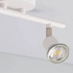 Lampada Da Soffitto Orientabile Alluminio 2 Faretti Bianco Oasis Bianco -Negozio al dettaglio Paulmann 8445399 5