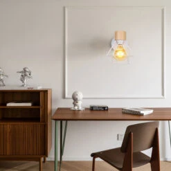 2PCS Applique Da Parete Retrò Lampada Da Parete Moderna Applique Parete Per Interni Applique In Metallo, Dia15CM Angolo Regolabile Bianco Per Ufficio Camera Da Letto Bar E27 -Negozio al dettaglio Paulmann 85752855 3