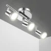 Aigostar Faretti LED Soffitto Orientabili, Lampada Da Soffitto GU10 , 3 Luci Lampadario Camera Da Letto Cucina Soggiorno 220V (Lampadine Non Incluse) 1 Aigostar Faretti LED Soffitto Orientabili, Lampada Da Soffitto GU10 , 3 Luci Lampadario Camera Da Letto Cucina Soggiorno 220V (Lampadine Non Incluse) -Negozio al dettaglio Paulmann 86973673 1