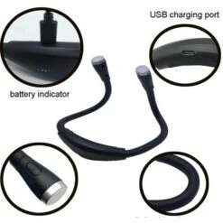 HIASDFLS Lampada Da Lettura Per Libri, Luce Da Lettura Ricaricabile, 6 Livelli Di Luminosità, Protezione Per Gli Occhi, Braccio Flessibile, Luce Da Lettura A Letto Perfetta Per Leggere, Lavorare A Mag -Negozio al dettaglio Paulmann 88133224 3