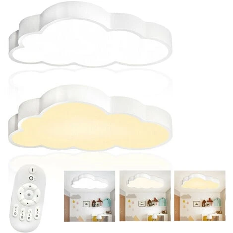 Plafoniere 48W Lampada Da Soffitto A LED, Plafoniera, Con Telecomando, Ultrasottile, Creativa A Forma Di Nuvola, Lampada Per Bambini HENGMEI 3 Plafoniere 48W Lampada Da Soffitto A LED, Plafoniera, Con Telecomando, Ultrasottile, Creativa A Forma Di Nuvola, Lampada Per Bambini HENGMEI