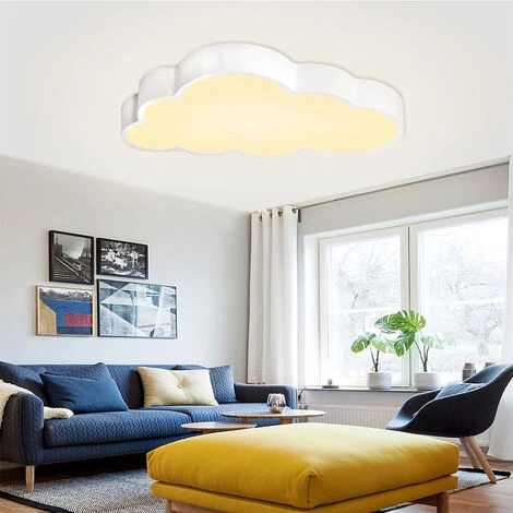 Plafoniere 48W Lampada Da Soffitto A LED, Plafoniera, Con Telecomando, Ultrasottile, Creativa A Forma Di Nuvola, Lampada Per Bambini HENGMEI 6 Plafoniere 48W Lampada Da Soffitto A LED, Plafoniera, Con Telecomando, Ultrasottile, Creativa A Forma Di Nuvola, Lampada Per Bambini HENGMEI - immagine 4
