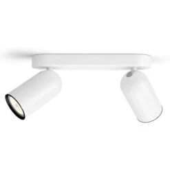 PHILIPS MYLIVING - SPOT BIANCO PONGEE 2xGU10 LED MAX 5,5W