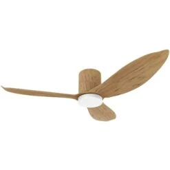 Ventilatore Da Soffitto Con Motore DC 132cm LED 18W CCT Legno