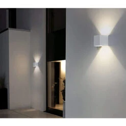 Applique Led Lampada Muro 20W Quadrato Bianco Luce Naturale Interno Esterno F18 -Negozio al dettaglio Paulmann 88773289 3