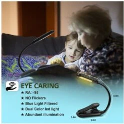 LITZEELampada Da Lettura, Lampada Da Lettura Ricaricabile A Clip 9 Led, 3 Modalità Di Luminosità (Bianco Freddo E Caldo), Collo Flessibile A 360°, Luce Da Lettura Per Leggere A Letto, Luce A Clip Per 10 LITZEELampada Da Lettura, Lampada Da Lettura Ricaricabile A Clip 9 Led, 3 Modalità Di Luminosità (Bianco Freddo E Caldo), Collo Flessibile A 360°, Luce Da Lettura Per Leggere A Letto, Luce A Clip Per -Negozio al dettaglio Paulmann 88937284 4