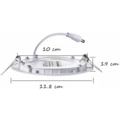 Faretto Pannello LED Incasso Rotondo 6W Slim Alette Molla Luce Bianca Fredda -Negozio al dettaglio Paulmann 8920280 3