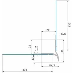 Rompigoccia In PVC Con Rete 2.50 Metri Lineari Edinet -Negozio al dettaglio Paulmann 8969089 3
