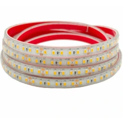 Striscia LED Bianco Caldo 24V 3000K, 5M 8mm Impermeabile IP67 LED A Doppia Fila 2835 Striscia SMD Per Cucina