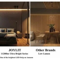 Striscia LED Bianco Caldo 24V 3000K, 5M 8mm Impermeabile IP67 LED A Doppia Fila 2835 Striscia SMD Per Cucina -Negozio al dettaglio Paulmann 89816312 3