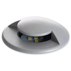 Segnapasso Da Esterno LED 1W Da Incasso A Pavimento 1L 24V DC Loto Grigio Bianco Caldo 2700K 120º -Negozio al dettaglio Paulmann 91720449 3