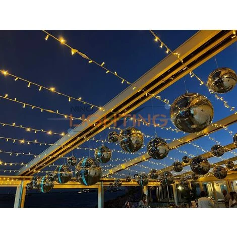 Cielo Stellato Catena E Tenda Luminosa Con Prolunghe E Accessori Luci Di Natale Per Ristoranti E Attività Da Esterno Professionale - PROLUNGA DA 3M 7 Cielo Stellato Catena E Tenda Luminosa Con Prolunghe E Accessori Luci Di Natale Per Ristoranti E Attività Da Esterno Professionale - PROLUNGA DA 3M - immagine 5