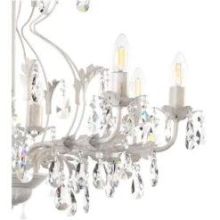 Lampadario A 8 Luci Teresa Avorio, E14