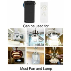 Telecomando Per Ventilatore Da Soffitto Telecomando Wireless Controller Per Ventola 3 Velocità 4 Timer (1 Set) -Negozio al dettaglio Paulmann 92056522 5