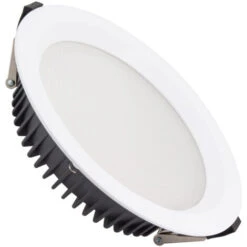 Downlight LED 30W New Aero Slim CCT Selezionabile 130 Lm/W Microprismatico (UGR17) LIFUD Foro Ø 200 Mm Selezionabile (Caldo-Naturale-Freddo) 110°