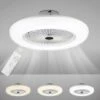 Randaco 80W Ventilatore Da Soffitto Timer Ventilatore Lampada Illuminazione Bianco Ventilatore LED Dimmerabile -Negozio al dettaglio Paulmann 93289299 1