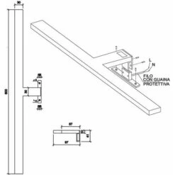 Lampada A Led Per Specchio Teresina 60 Cm -Negozio al dettaglio Paulmann 9385661 2