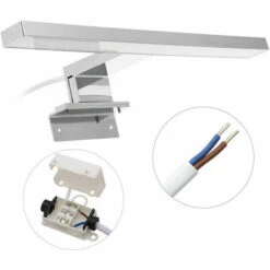 Luce Frontale Specchio Bagno, Luce Specchio Bagno 6000K 5W, Ip44, Luce Bianca, 30Cm - -Negozio al dettaglio Paulmann 94168585 4